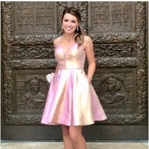 A13 PromGirl Homecoming Formal Dress with Pockets